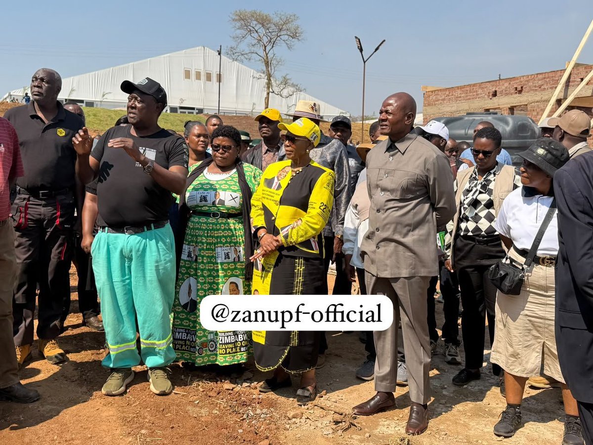 ZANUPF_Official's tweet photo. Preparations for the 23rd ZANU-PF Annual National People’s Conference are 85 percent complete, with more than 8 000 delegates expected to attend the event in Chinhoyi, Mashonaland West Province, from 12 to 17 October.

ZANU-PF National Chairperson Oppah Muchinguri-Kashiri has expressed satisfaction with the progress made ahead of the conference.
