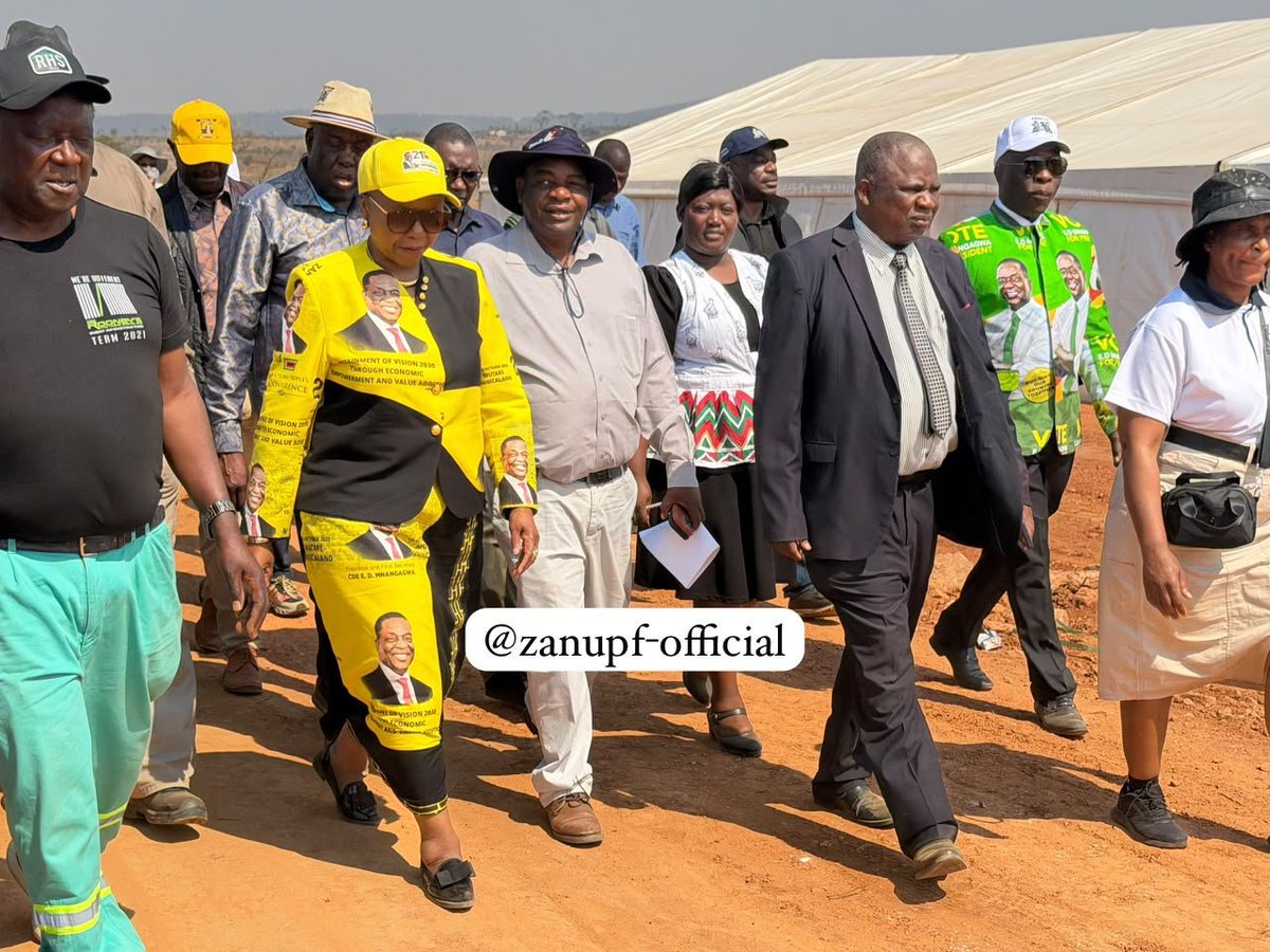 ZANUPF_Official's tweet photo. Preparations for the 23rd ZANU-PF Annual National People’s Conference are 85 percent complete, with more than 8 000 delegates expected to attend the event in Chinhoyi, Mashonaland West Province, from 12 to 17 October.

ZANU-PF National Chairperson Oppah Muchinguri-Kashiri has expressed satisfaction with the progress made ahead of the conference.
