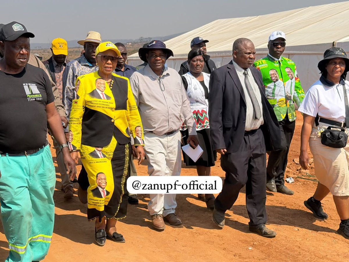 ZANUPF_Official's tweet photo. Preparations for the 23rd ZANU-PF Annual National People’s Conference are 85 percent complete, with more than 8 000 delegates expected to attend the event in Chinhoyi, Mashonaland West Province, from 12 to 17 October.

ZANU-PF National Chairperson Oppah Muchinguri-Kashiri has expressed satisfaction with the progress made ahead of the conference.