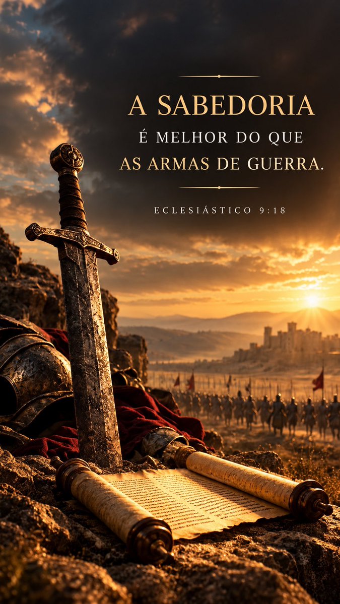 fillypefarias's tweet photo. A sabedoria é melhor do que as armas de guerra https://t.co/9o16ndsNwj