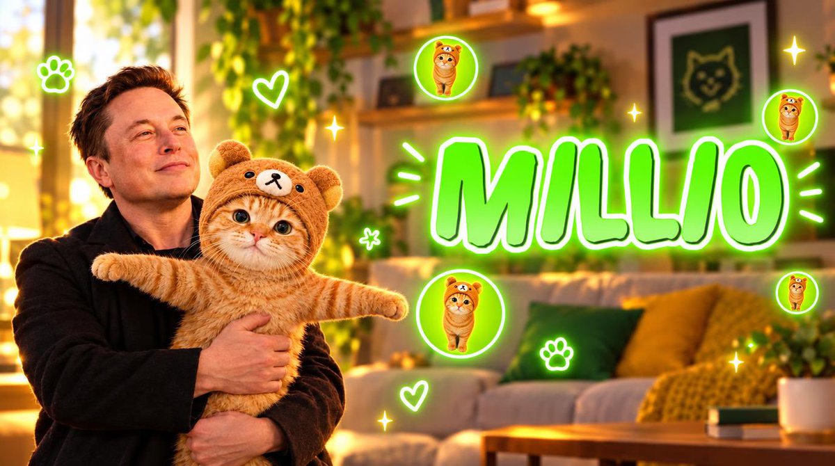 milliohood's tweet photo. MILLIO 🐱 $MILLIO

The cat ushering in a new era on Robinhood Chain.

Ethereum has its culture.
Solana has its memes.
Now, Robinhood Chain has its cat.

Meet Millio — a next-generation meme built for the Robinhood era.

#cat #meme #robinhood #millio $MILLIO https://t.co/LwDEy6QRB2