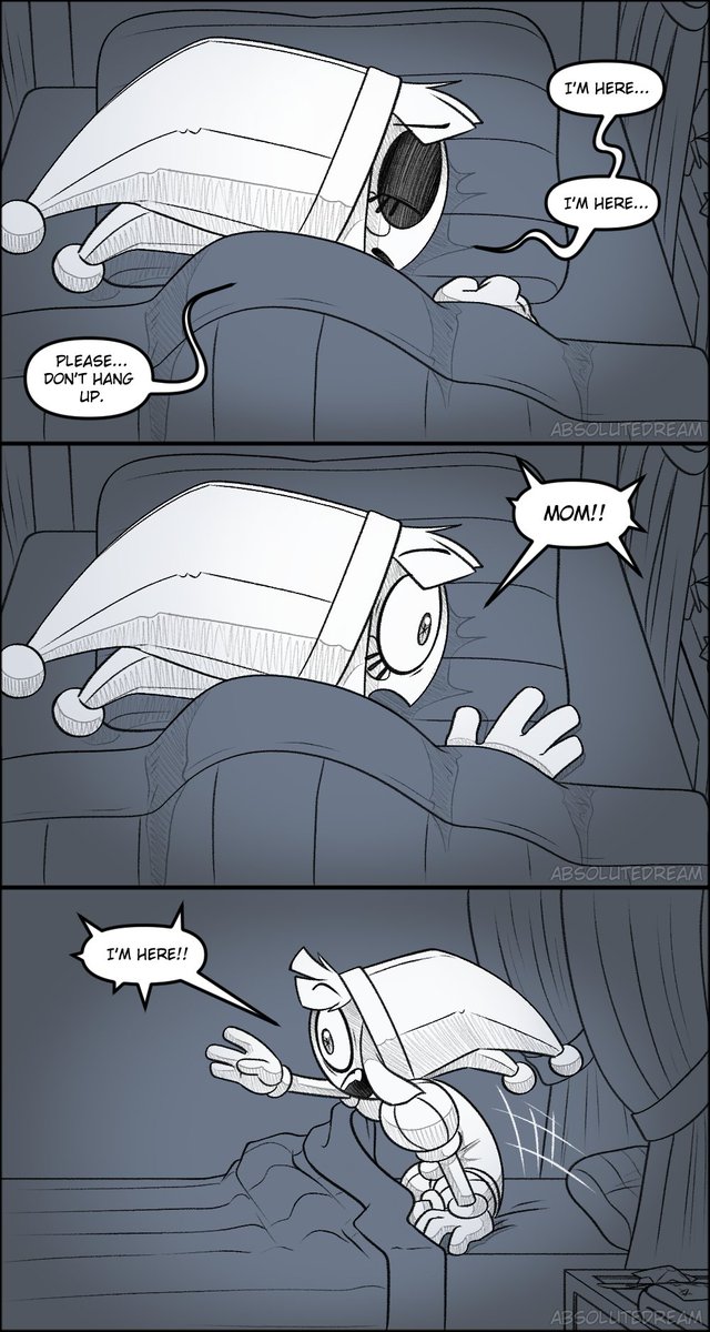_AbsoluteDream_'s tweet photo. Something is up with Pomni and she withdrawals herself a bit. Others notice and begin to worry. Except Jax. Jax isn't worried. Not at all.

Comic Thread (1/19)
#TADC #Jax #pomni #funnybunny https://t.co/cMb7KaPjGC