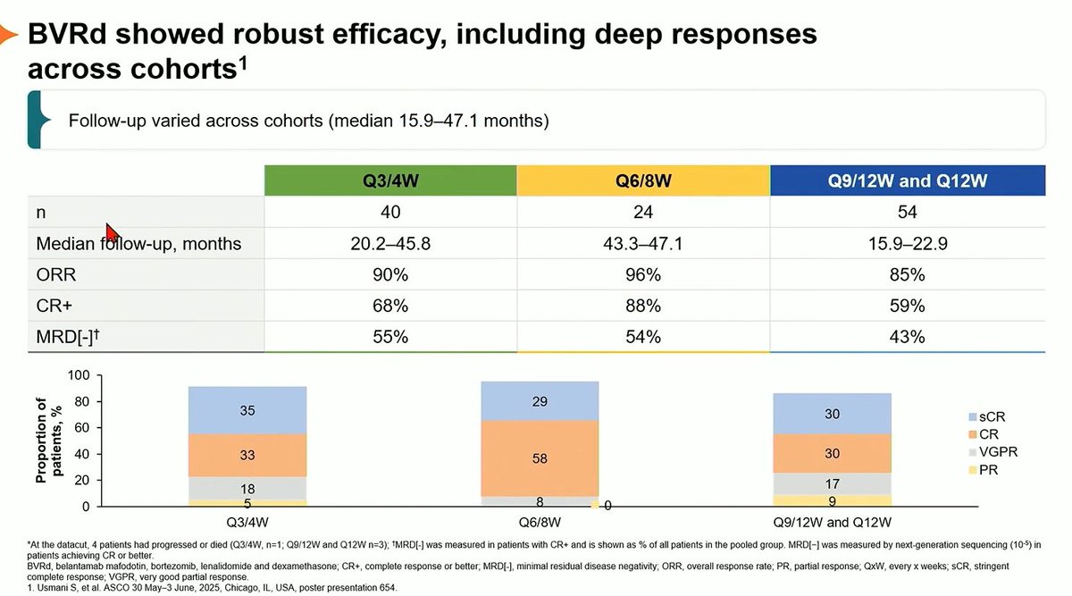 Multiple Myeloma Hub (@MM_Hub) — #IMS26 — DREAMM-9 data slide