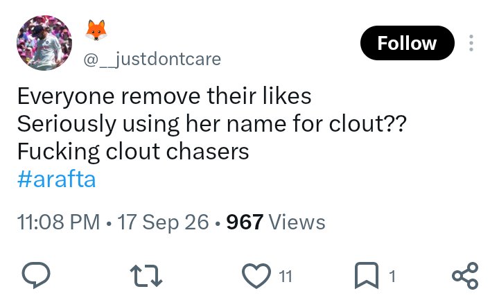 maniqu35710's tweet photo. Where are these ppl hiding? There were many other accounts that openly asked others to remove their likes, and one of them was @coocoocoooco as expected. After ruining everything, deleted their posts. The selective outrage is always reserved for Emin 😒
#arafta https://t.co/6tP4C1x1go