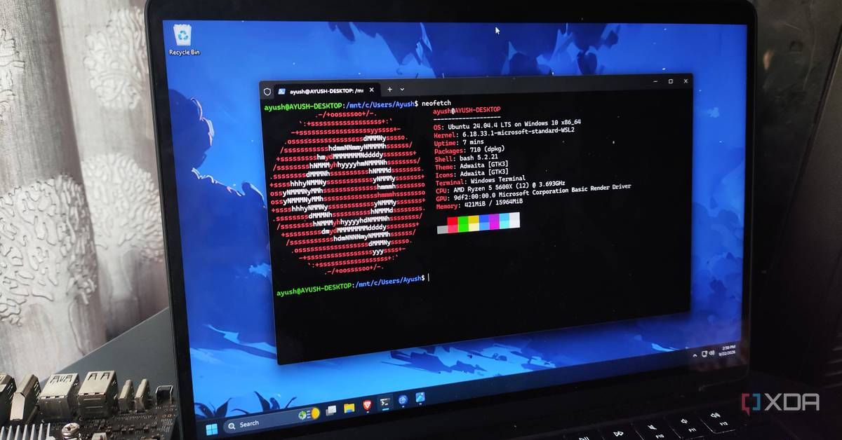 Ubuntu on WSL finally replaced my Linux partition, and my Windows 11 PC no longer needs dual-boot