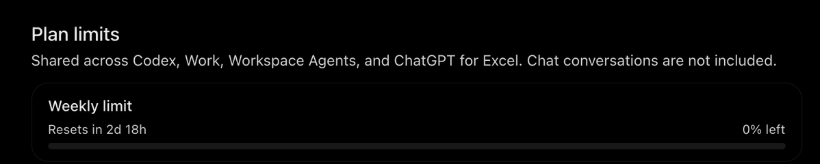 cleon_suo's tweet photo. Yeah… I think we all know what time it is.
It’s time to hit RESET. 🔴
#OpenAI #Codex #ChatGPT #AI https://t.co/xxWeBPn8RK