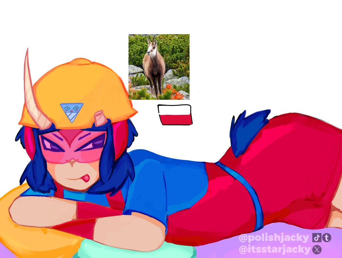 itsstarjacky's tweet photo. Jacky reminds me of polish goats #jackybrawlstars #BrawlStarsArtㅤㅤ #brawlstarsfanartㅤㅤㅤㅤ #redesign https://t.co/nbwFz2stt5
