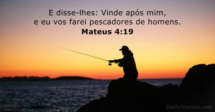 MarceloJoseTeod's tweet photo. E disse-lhes: Vinde após mim, e eu vos farei pescadores de homens.
Mateus 4:19 ARC https://t.co/geAsT09x7N