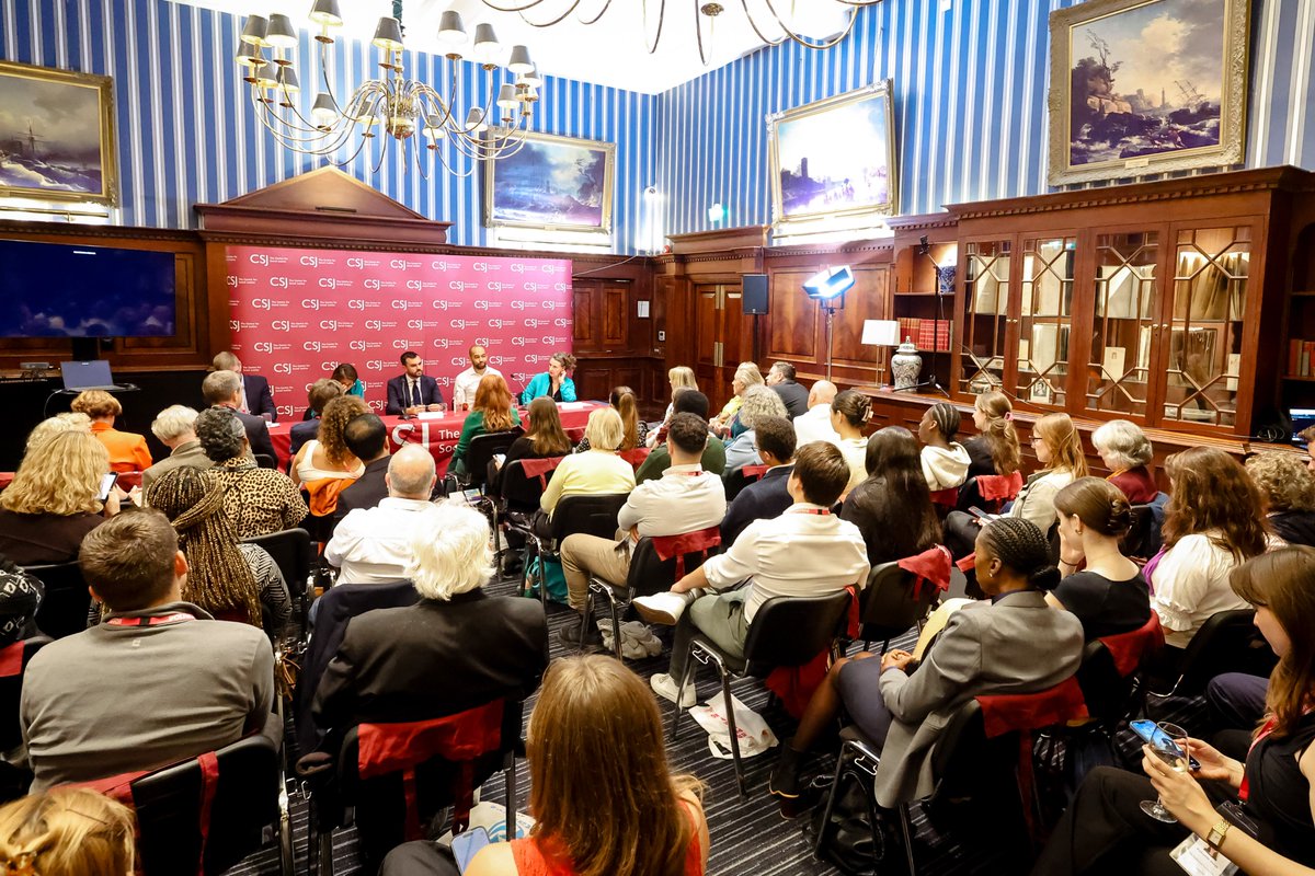 csjthinktank's tweet photo. Missed out on the CSJ's #LDConf Panel? Watch our podcast HERE:  https://t.co/3q6OZeMoLg

Coming to #Lab26 this weekend? Check out our schedule here: https://t.co/jWv23TBwn0 https://t.co/XsPgVC25pE
