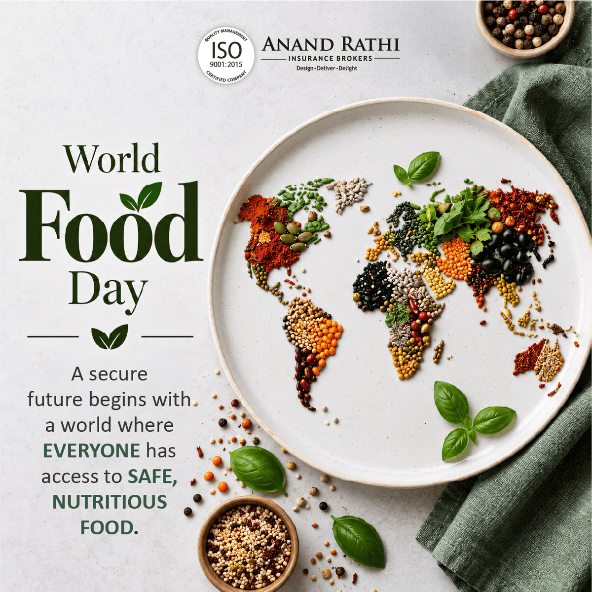 InsuranceRathi's tweet photo. World Food Day | Safe Food. Stronger Systems.

Food safety is about more than compliance - it is about protecting people, livelihoods and communities.

This World Food Day, let’s build safer food systems and more resilient businesses.

#WorldFoodDay #FoodSecurity #RiskManagement https://t.co/guRCUnn6y2