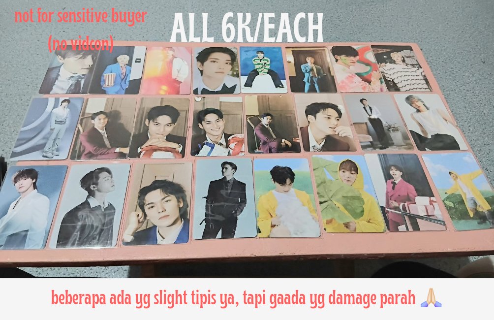 wonw00lovey's tweet photo. #wts yuk jajan pc harga receh, min pembelian 30rb

🏡 dom sulsel
❌️ exc adm 25% dan pack
✅️ keep event w/dp
🍊 co by oren

bole dm klo mau bertanya-tanya, take banyakan nnti ada diskon lagi 😍
#seventeen #carat https://t.co/3kflrXY9Hw