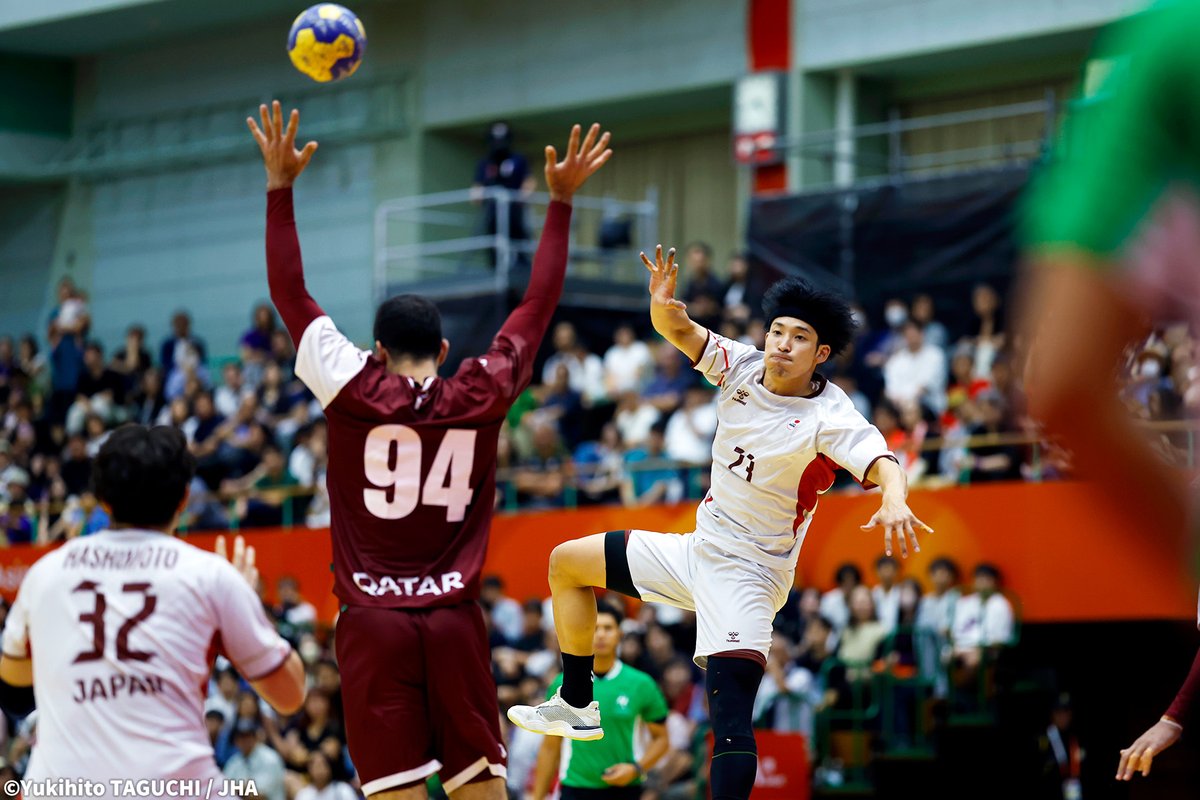 JHA_national's tweet photo. Match report📝
2026.9.25 vsカタール

相手の力強いプレーに苦しみ敗戦、グループ2位で準々決勝へ。
▶https://t.co/GuvgeNhayS

準々決勝の対戦国はクウェートに決定✅

🇯🇵彗星JAPAN
🏆第20回アジア競技大会 
⚔️予選ラウンド第3戦
📍春日井市総合体育館

#IPPO
#TEAMJAPAN
#ハンドボール日本代表