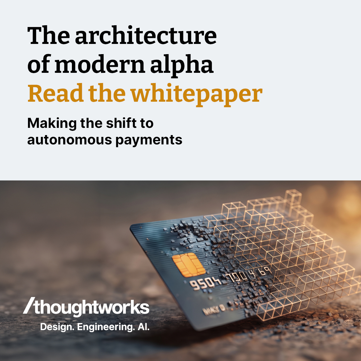 thoughtworks's tweet photo. Discover how time-series and transaction foundation models are revolutionizing the industry, with insights from RBC and Revolut: https://t.co/lOWDvqmHzf

Plus, get a four-step roadmap to enhance your payment architecture. Join us at the Thoughtworks booth at Sibos! https://t.co/C20buu6ayj