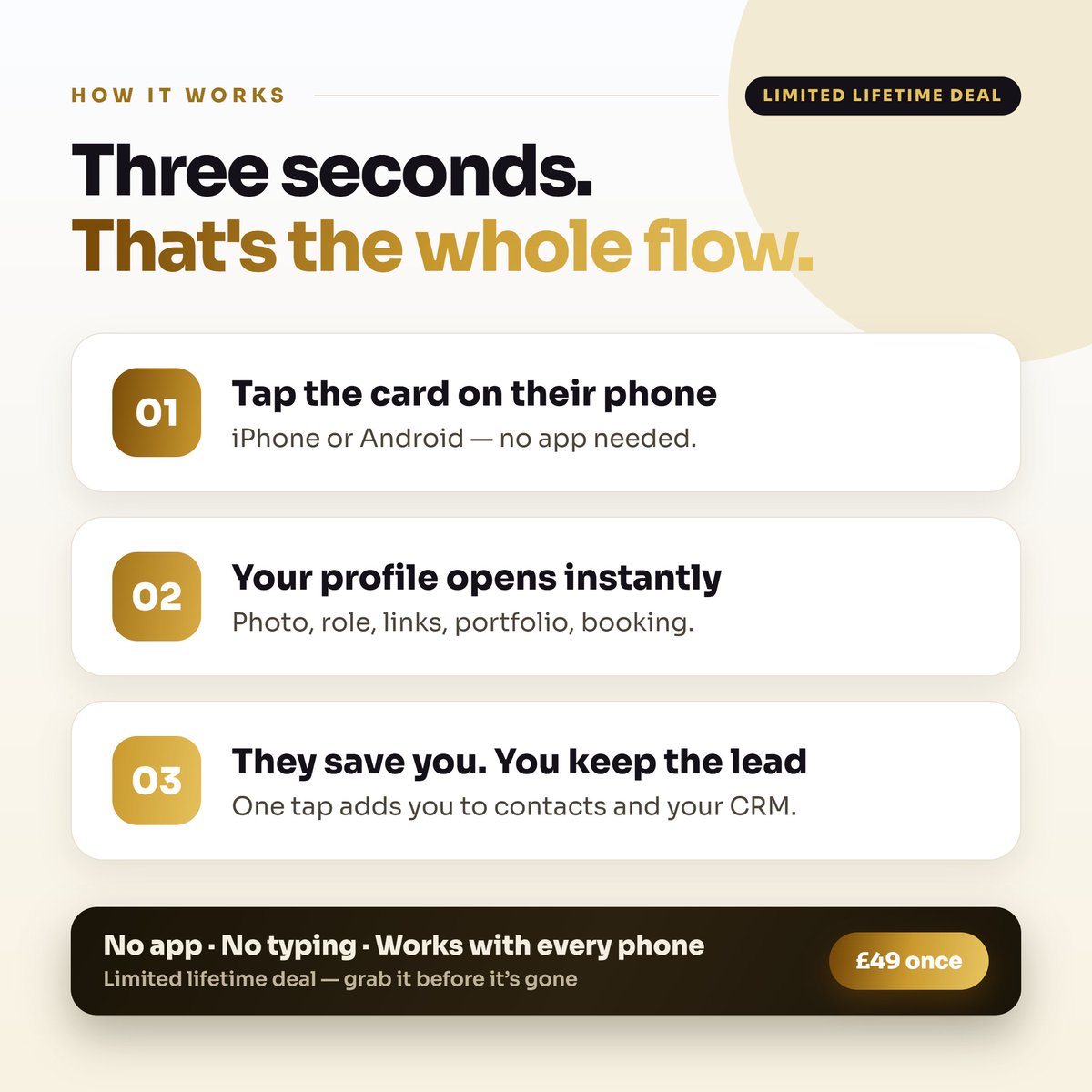 letsconnectcard's tweet photo. Made for driving instructors π
Parents ask around. Students tap and book β lessons, pass-rate reviews and pricing from the passenger seat. 25+ tools, NFC + QR, no app.
Β£49 lifetime at letsconnectcard
#DrivingInstructor #SmartBusinessCard https://t.co/tapt2HfNbP
