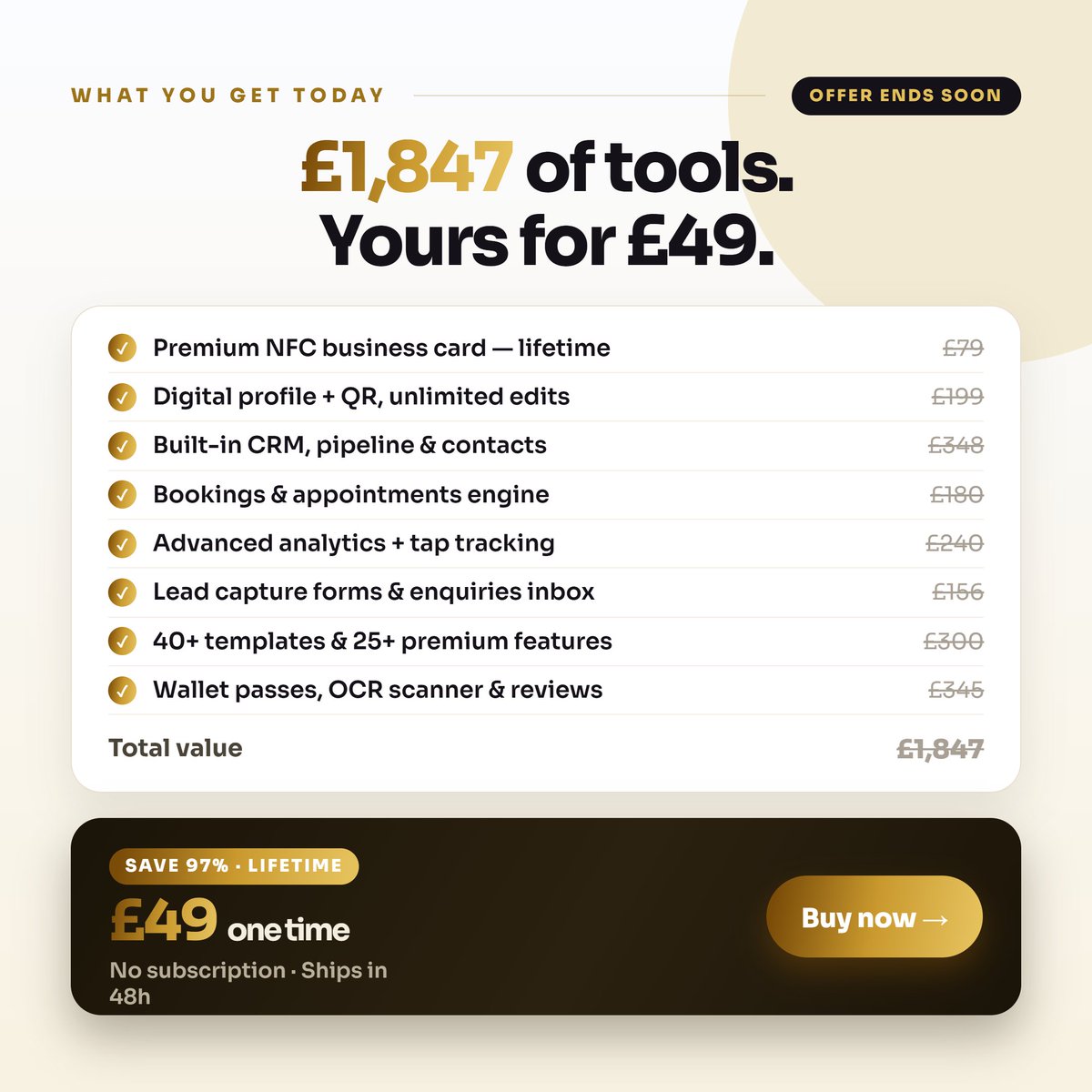 letsconnectcard's tweet photo. Made for driving instructors π
Parents ask around. Students tap and book β lessons, pass-rate reviews and pricing from the passenger seat. 25+ tools, NFC + QR, no app.
Β£49 lifetime at letsconnectcard
#DrivingInstructor #SmartBusinessCard https://t.co/tapt2HfNbP