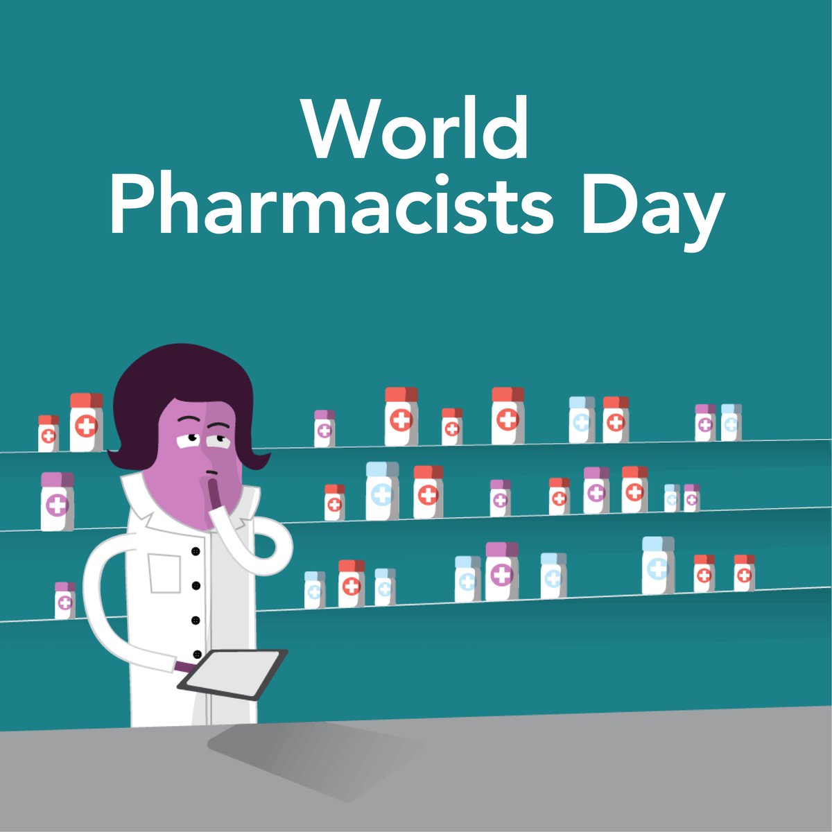 UMCGlobalSafety's tweet photo. 🧑⚕️ It's #WorldPharmacistsDay!
Pharmacists play a key role the cycle of medicines safety. They are the first point of contact for patients, parents, or carers when they have questions about their medicines.
Join us from 2–8 November 2026 for #MedSafetyWeek 👉 https://t.co/NGKiqbbpL3