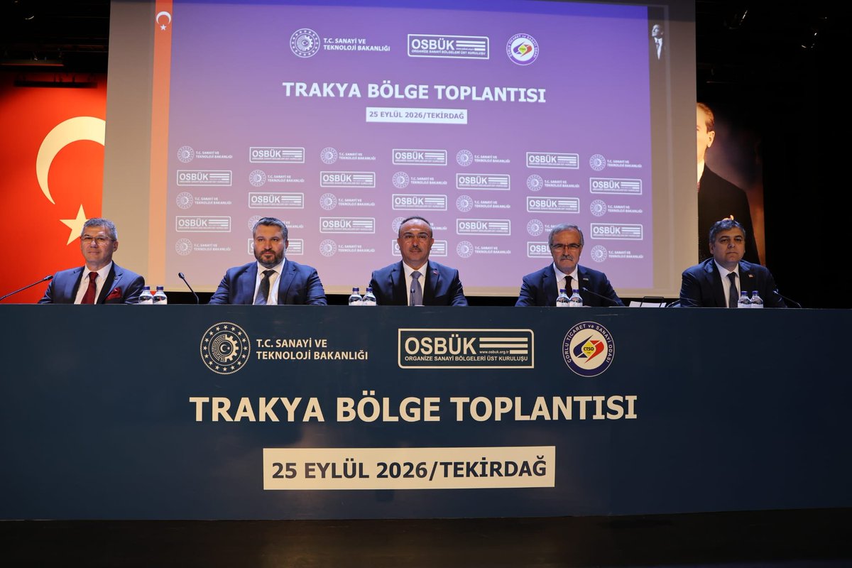 MemisKutukcu's tweet photo. OSBÜK Trakya Bölge Toplantımızı, bölge OSB'lerimizin yoğun katılımıyla gerçekleştirdik.

Değerli Başkanlarımız ve bölge müdürlerimizle, bölgedeki 23 OSB'mizin sorunlarını ve taleplerini istişare ettik.

Sanayi ve Teknoloji Bakan Yardımcımız Sayın Oruç Baba İnan başta olmak üzere katılan ve katkı veren tüm başkanlarımıza, bölge müdürlerimize teşekkür ediyor, toplantımızın hayırlı olmasını diliyorum.