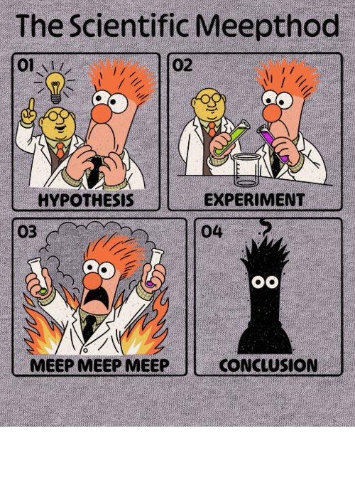 qwertee's tweet photo. "The Scientific Meepthod" is today's featured tee on https://t.co/So4n2clk6j RePost for a chance at a FREE TEE! https://t.co/rB0qGuQevC