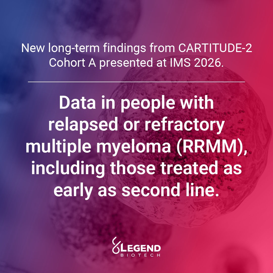 Legend Biotech (@LegendBiotech) — #IMS26 — CARTITUDE-2 Cohort A data slide