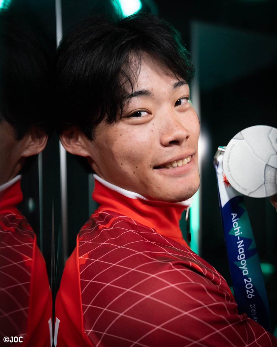 TeamJapan's tweet photo. Portrait📷

#愛知名古屋2026 🇯🇵
自転車／マウンテンバイク
副島達海 選手

@JCF_cycling
@otatsu0619 
#TEAMJAPAN #ともに一歩踏み出す勇気を
