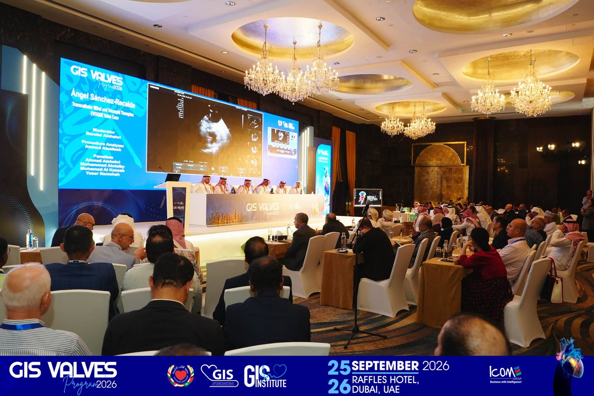 GisGulf's tweet photo. This is the structural heart community, in one room.
A full hall at #GISValves2026, here to learn, exchange ideas and push valve intervention forward, together.
#AorticValve #MitralValve #TricuspidValve #GIS #StructuralHeart #SimulationWorkshops #ValvularHeartDisease #InterventionalCardiology #Cardiology #ValveInValve