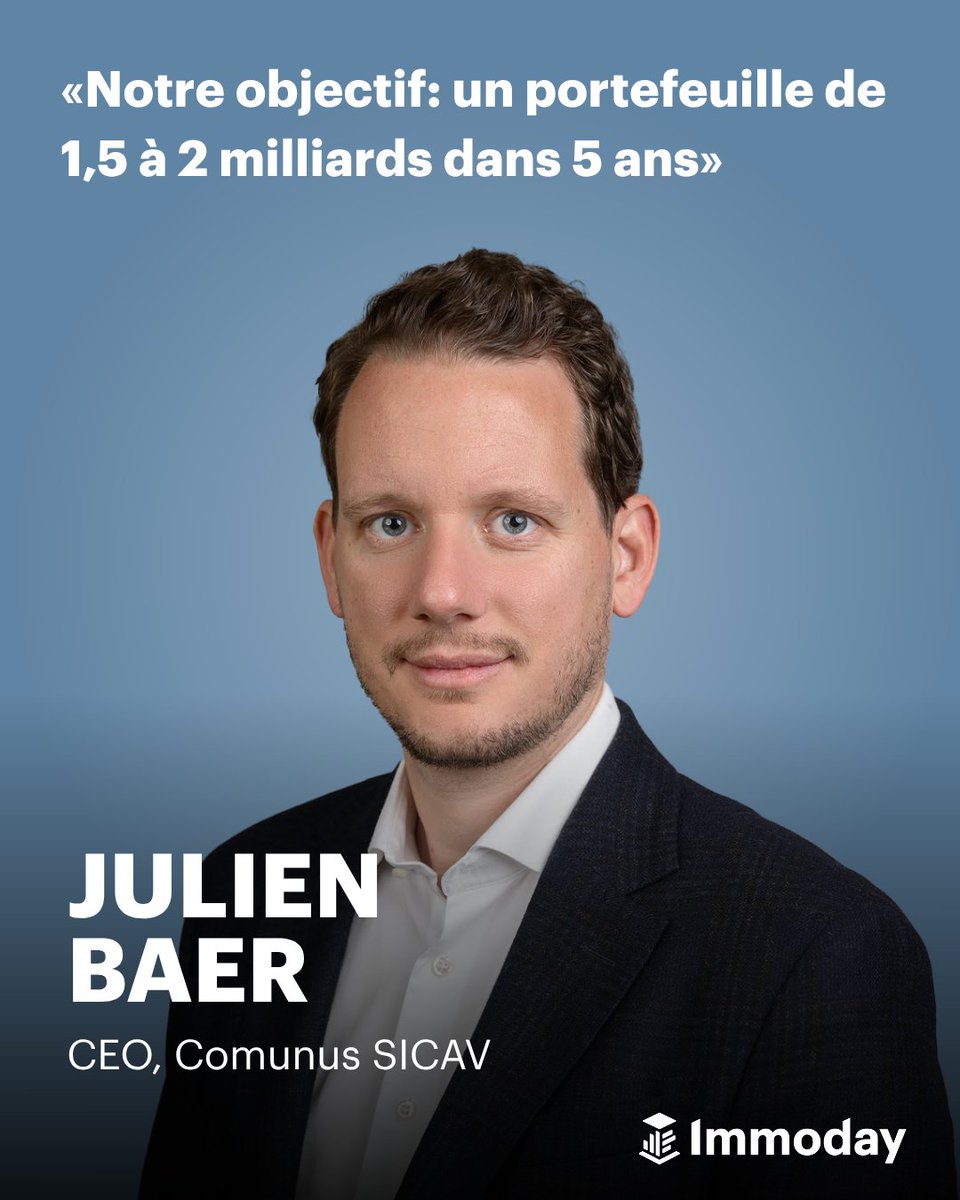 Immoday_ch's tweet photo. «Notre objectif: un portefeuille de 1,5 à 2 milliards dans 5 ans»

Pour en savoir plus, lisez la suite de cet article ici: https://t.co/sIkA8NJU44

#ComunusSICAV #ImmobilierSuisse #InvestissementImmobilier #FondsImmobilier #JulienBaer https://t.co/rDR6qjqxMi