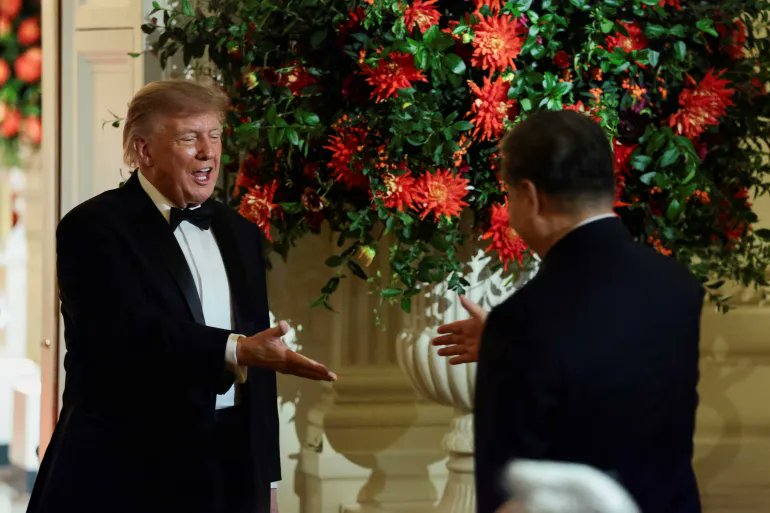 geepis's tweet photo. Trump’s warmer tone toward China does not mean the rivalry is over. Trade deficits, rare earths, AI and supply-chain dependence are pushing Washington and Beijing toward managed competition instead of escalation. Read more: https://t.co/ueCSFAuzCV https://t.co/RYCgGoM6mT