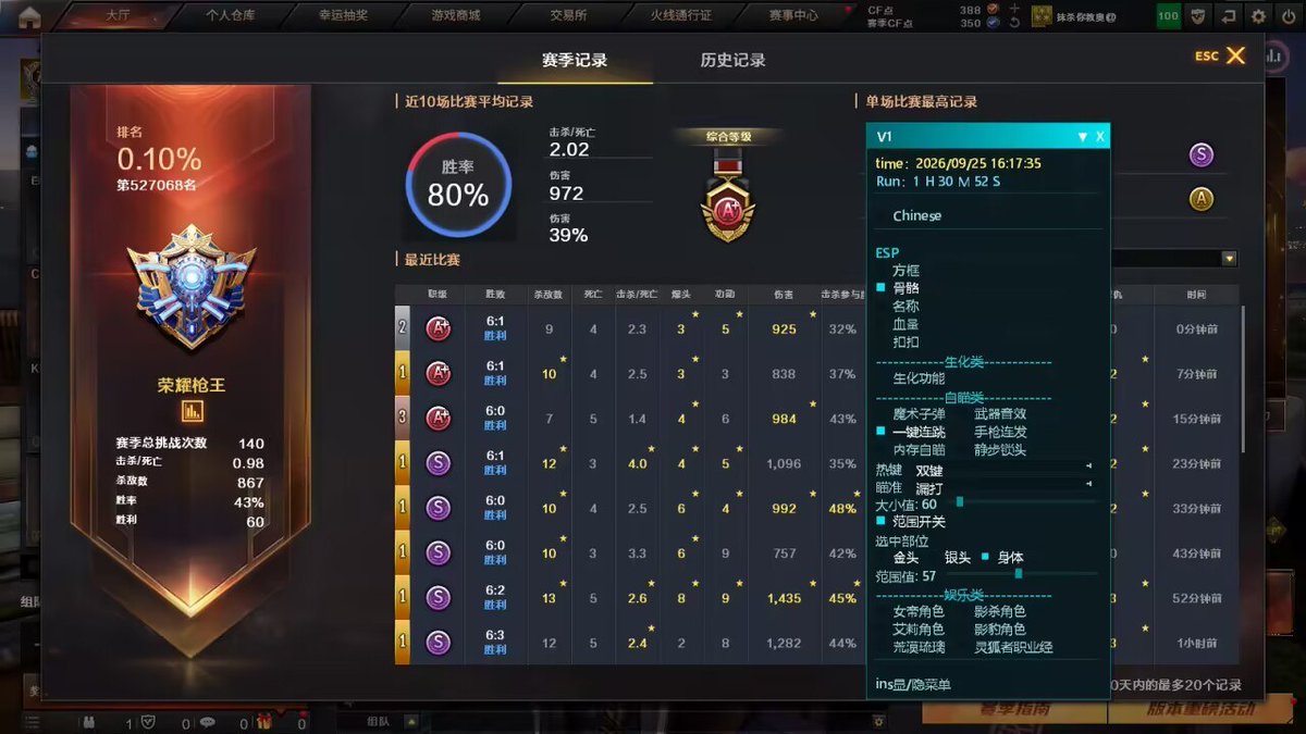ElevatedGodess's tweet photo. 【无畏契约 · V1】独立终端实装上线！ 防聚框/偏框-拦截下发文件-稳定防十年-微调自瞄透视通杀 免繁琐配置小白轻松上号，底层深潜巡航零异常，隔障显像枪枪锁头，【陪玩专用】带老板连胜大号放心冲！
#无畏契约 #V1 https://t.co/zQPsDNfKsx