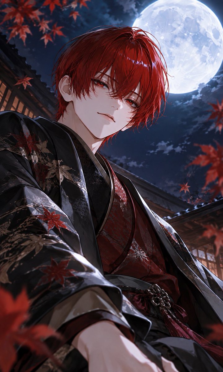 819Bonnie's tweet photo. 🌕

月白風清

#四飼AIイラスト　律 伊織 奏斗 蓮 https://t.co/5DIoPQ50mi