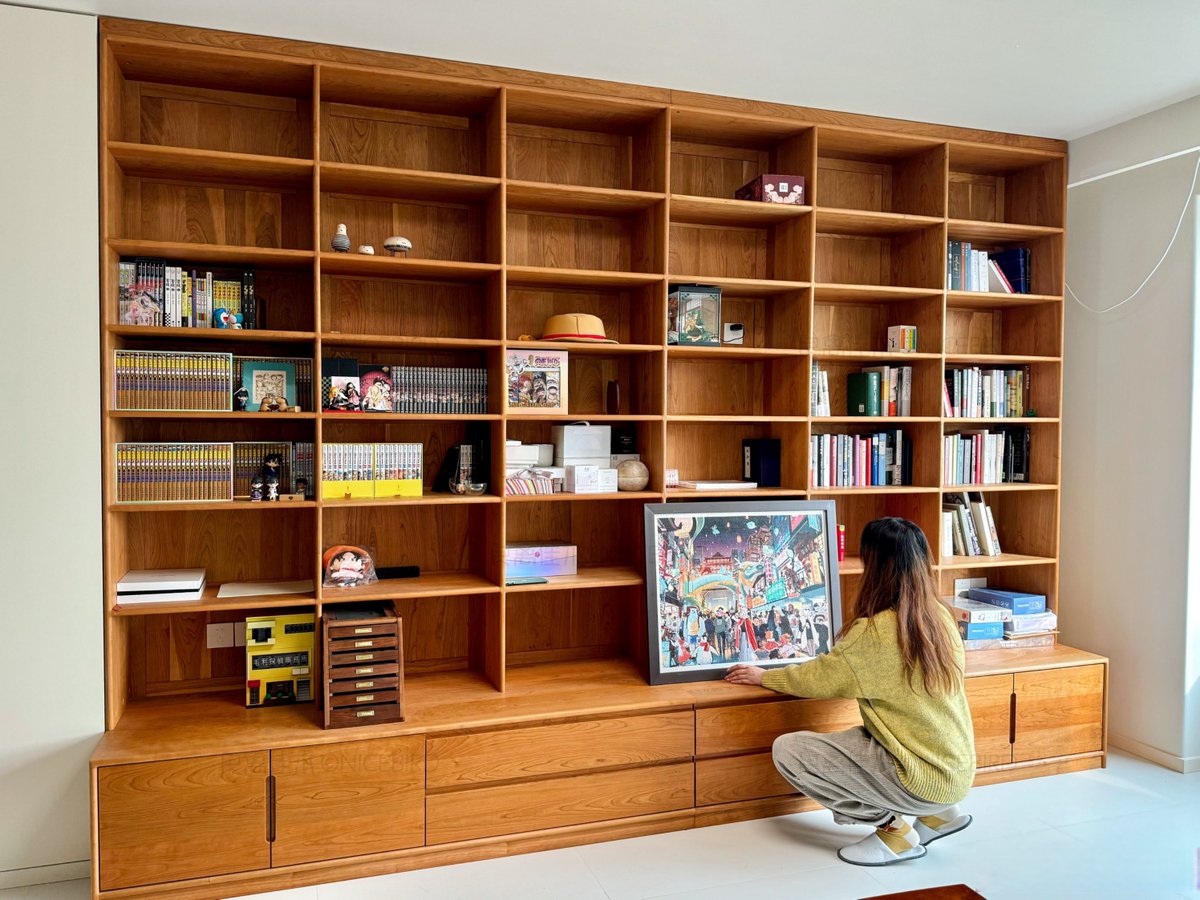 TreenaFarirzi7's tweet photo. Decluttered my bookshelf this weekend—keep only what sparks joy, donate the rest. Small space, big fresh vibe.， https://t.co/c9mSDoZwEA