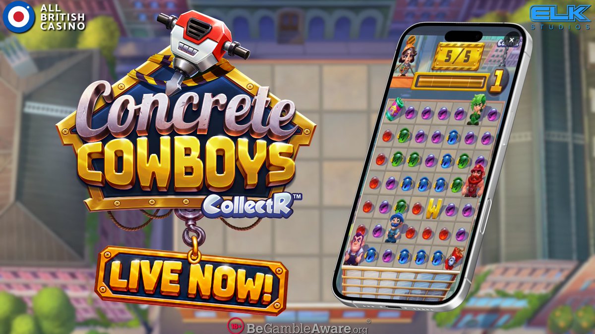 allbritish_'s tweet photo. π Concrete Cowboys by ELK Studios is live!
These cowboys have traded the Wild West for the concrete jungle.
π° Available now at All British Casino.
#AllBritishCasino #ConcreteCowboys #ELKStudios #NewSlot #NewGameRelease
18+ | Gamble responsibly