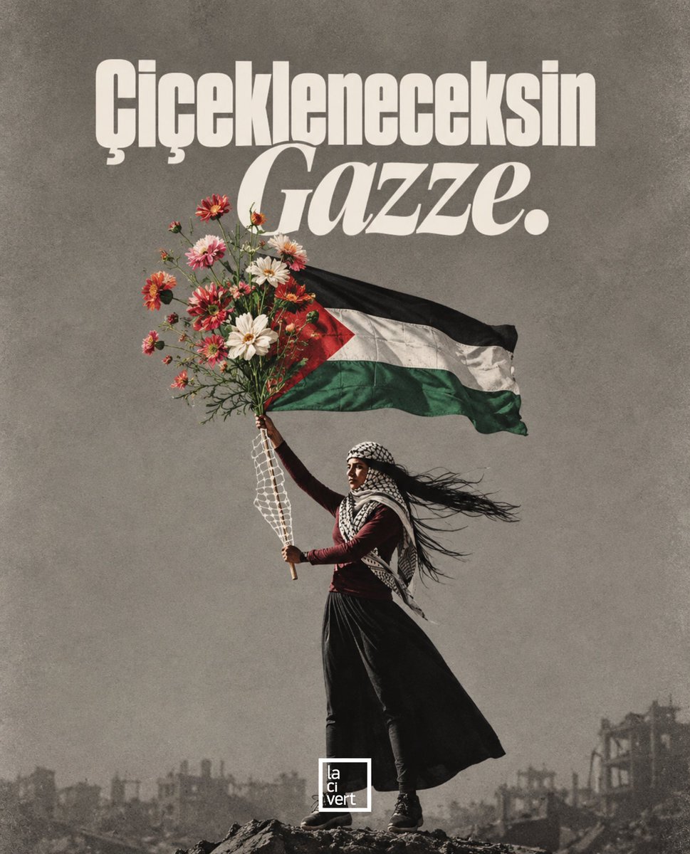 lacivert_dergi's tweet photo. Çiçekleneceksin Gazze. https://t.co/0KpCgeG0yq