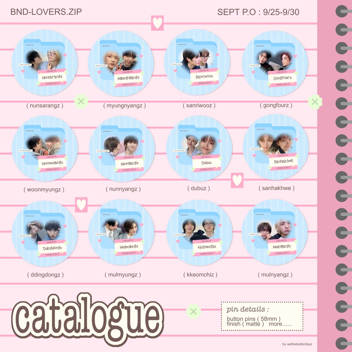 wethebetterdays's tweet photo. bnd-lovers zip file 👛 sept p.o

🆕 bnd-shipz, team-bnd, and bnd-club! 

pre-order opens 9/25 till 9/30

package inclusions : 
📦 button pins (58mm) 
🍧 soft treats from btd

ready to be a certified homeowner? 
🏠 https://t.co/ScSRv99UR7 https://t.co/qFNNLWWQmG