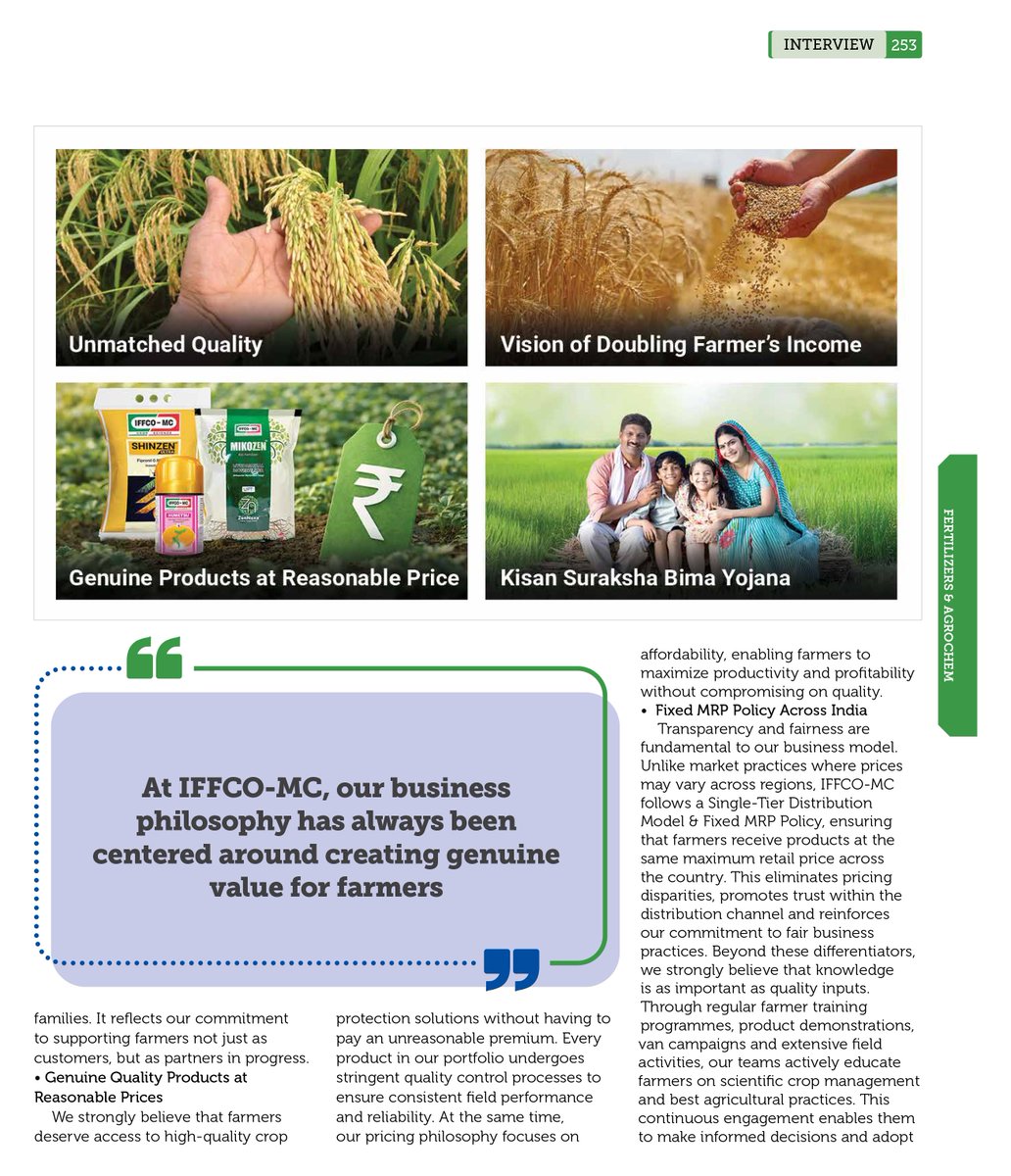 iffcomc's tweet photo. We are pleased to share the feature of Sh. @Dileep_Sanghani, Chairman, @IFFCO_Coop &amp; IFFCO-MC, in the 6th Edition of Chemical Industry Outlook 2026.

Link - https://t.co/WKvHolZRps

#IndianChemicalNews #DileepSanghani #Agriculture #iffco #iffcobazar #iffcomc https://t.co/Mp2djZjcTD