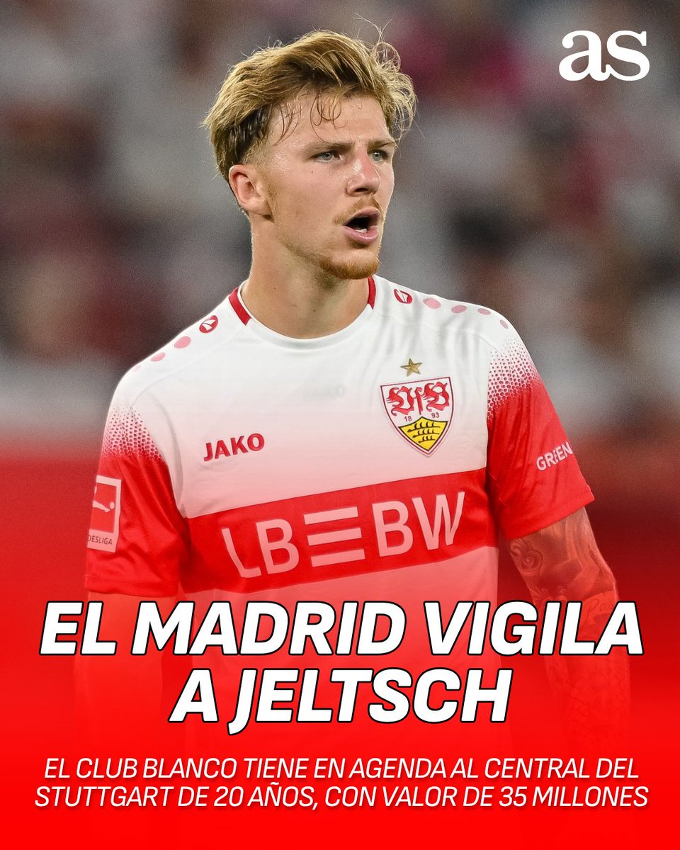 diarioas's tweet photo. 🚨 EL MADRID VIGILA A JELTSCH

✅ Valor de 35 millones, Klopp ya le ha llamado con Alemania https://t.co/LSVJ4IjuEx