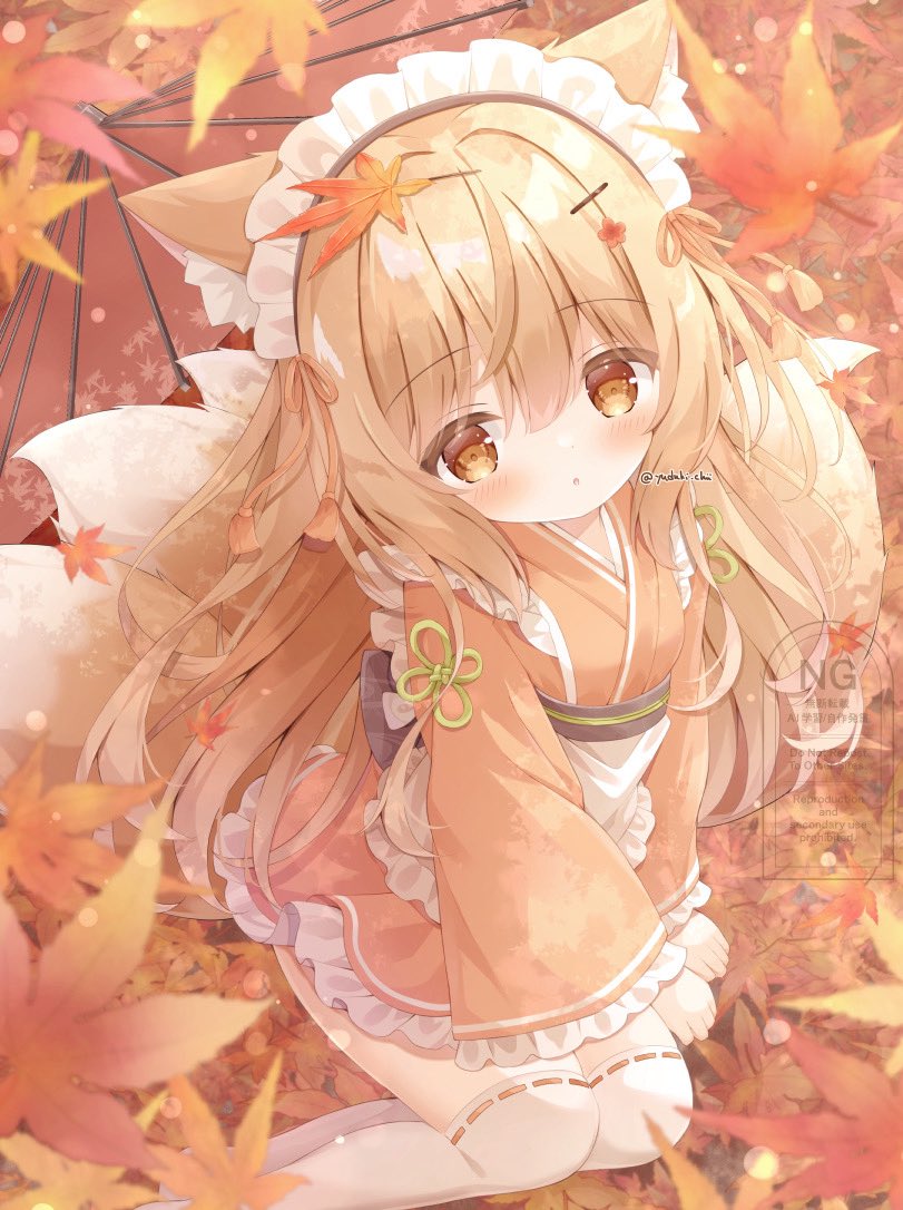 yuduki_chii's tweet photo. 秋のもふもふ狐ちゃん https://t.co/9SdY2JQEvh