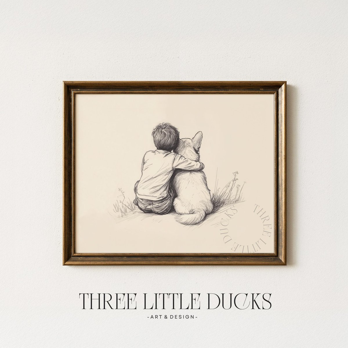 KellyGilmodk's tweet photo. Add whimsy to your child’s space with charming boy and Welsh Corgi wall art. This vintage-inspired printable brings warmth, imagination, and playful character to nurseries or boys’ rooms. Available in various sizes. https://t.co/ivUaVCgPKq