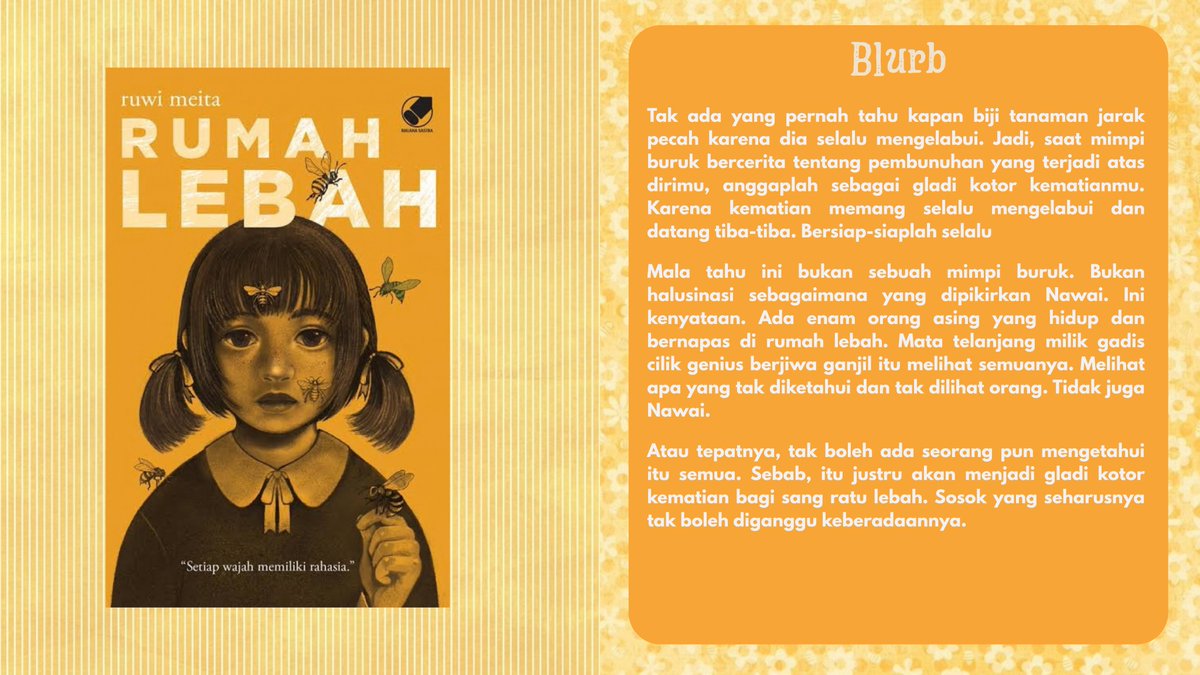 berburner's tweet photo. Current read no. 05 📖
𝙍𝙪𝙢𝙖𝙝 𝙇𝙚𝙗𝙖𝙝
By Ruwi Meita
⚠️ Warning: this post contains spoilers‼️
a Thread #berrbaca
𓇼 ⋆.˚ 𓆉 𓆝 𓆡⋆.˚ 𓇼 ⋆.˚ 𓆉 𓆝 𓆡⋆.˚ 𓇼 𓆉 𓇼 https://t.co/HeUJWYeZCo