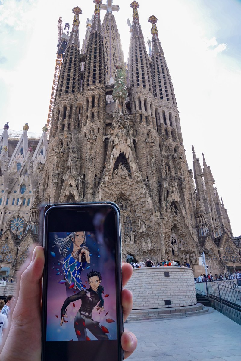 AbstractARTnath's tweet photo. HAPPY 10th Anniversary Yuri On Ice!
🎂💙💍💜🎂
I went to Barcelona 🇪🇸 this summer 😉 (sun eclipse in Spain 📷 🔭)
Sorry for the long time no drawn YOI fanart
#yurionice #YOI #yurionice10thAnniv #victuri #victuuri #victornikiforov #yuri_on_ice #yurikatsuki #BL #yaoi #ヴィク勇 https://t.co/F1LhuhjSRQ