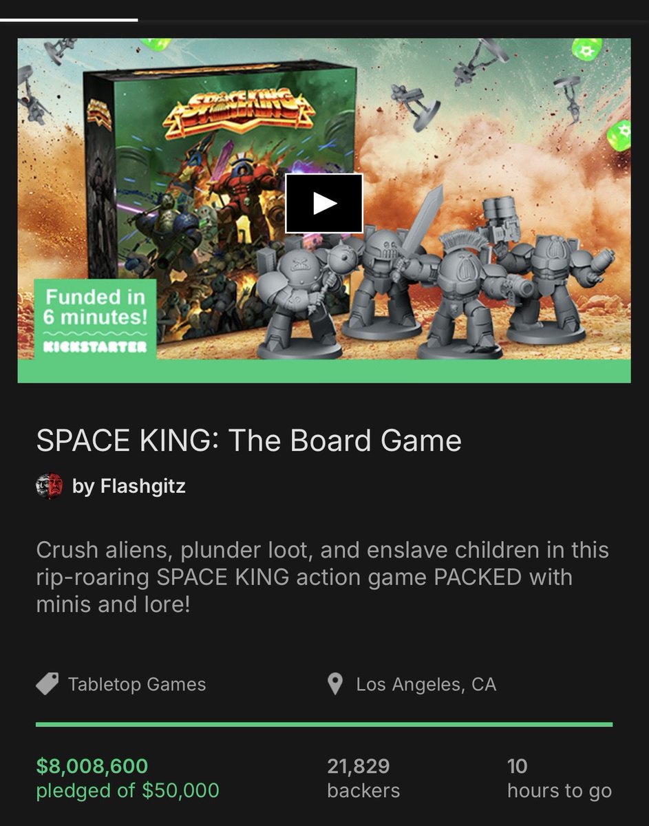 FlashgitzAnims's tweet photo. What the hell 😭 we already hit $8,008,135 before the last day even fully started.
 
I’M SORRY, WE DON’T HAVE ANY MORE STRETCH GOALS! WHAT DO YOU WANT FROM US https://t.co/cFOWDCdagg