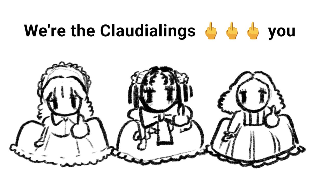 lalaiusss's tweet photo. thread with all my claudiafest pieces https://t.co/Wbhs2OyFum