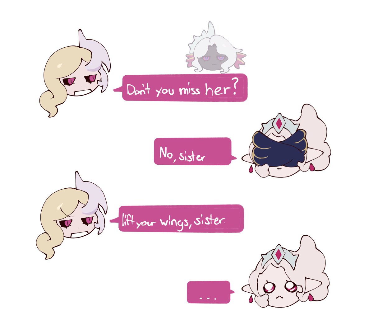 SSephyr's tweet photo. Coven gossip https://t.co/xVCfMBdK43