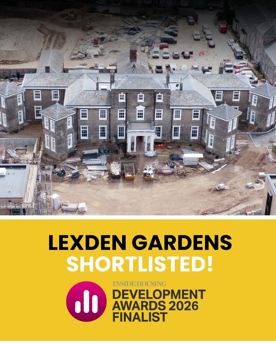 KindBuilders's tweet photo. We are thrilled to see Lexden Gardens shortlisted in the Best Development - Urban 100+ Homes category. Congratulations to Essex Housing on another fantastic accolade for this exciting scheme in Colchester! https://t.co/z6ptjiDGqC