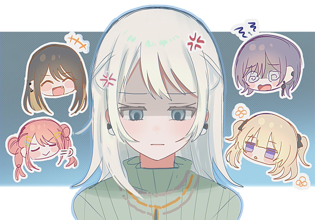 se_s_mi's tweet photo. 珍獣たち
#家団 #bandoriart #アワーノーツ https://t.co/OPxORsOtYD