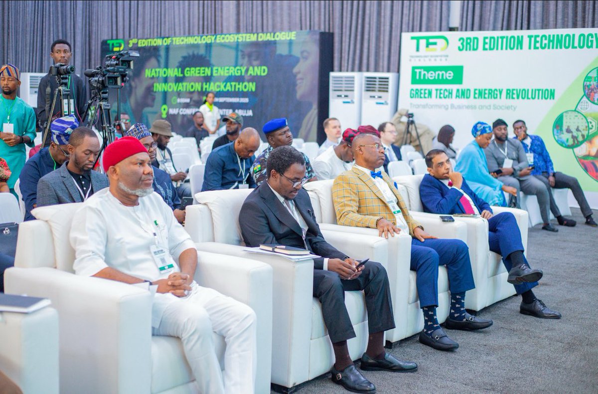 Abujatechweek_'s tweet photo. PHOTO HIGHLIGHTS FROM THE 3RD EDITION OF THE TECHNOLOGY ECOSYSTEM DIALOGUE

The moments. The conversations. The connections. The ideas that brought Nigeria’s technology ecosystem together.

And now, we are getting ready to do it again — bigger, bolder and with even more of the ecosystem in one place.

From 24–26 November 2026, Abuja becomes the meeting point for the people building what comes next.

Founders. Investors. Innovators. Technology leaders. Government. Businesses. Startups. Developers. Ecosystem builders.

They will all converge at the Abuja Velodrome, Moshood Abiola Stadium for the 4th edition of the Technology Ecosystem Dialogue — Abuja Tech Week 2026.

Expect bold ideas, strategic connections, investment conversations, technology showcases, partnerships and the kind of room where the future of Africa’s digital economy is being shaped.

Nigeria’s largest tech gathering is coming to Abuja.

The countdown has begun.

Abuja Tech Week 2026
24–26 November 2026
Abuja Velodrome, Moshood Abiola Stadium

Be in the room.
https://t.co/vAeeThQFNn

@MTNNG @NITDANigeria @ndpcngr @3MTTNigeria @YateghteghSKY