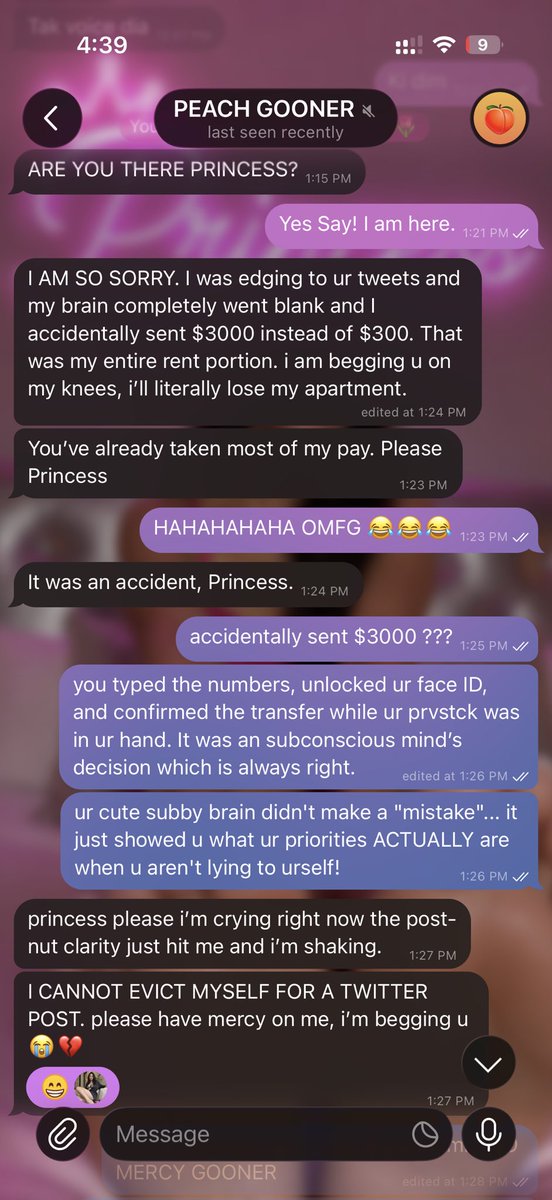 worshipurvashii's tweet photo. say byebye to ur apartment and hi to ur new life as a homeless finslave!~ 👛🎀💋 https://t.co/5LMejtw1W2