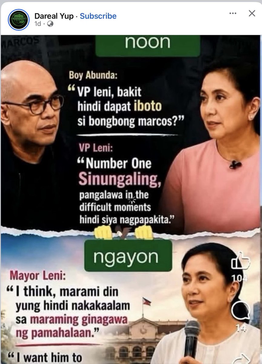 Bongbette's tweet photo. Ayan ang Tamang sagot Pag nakinabang ka galing sa nakaw sa Kaban ng bayan, 👎🤬 https://t.co/pkrnngJBJY