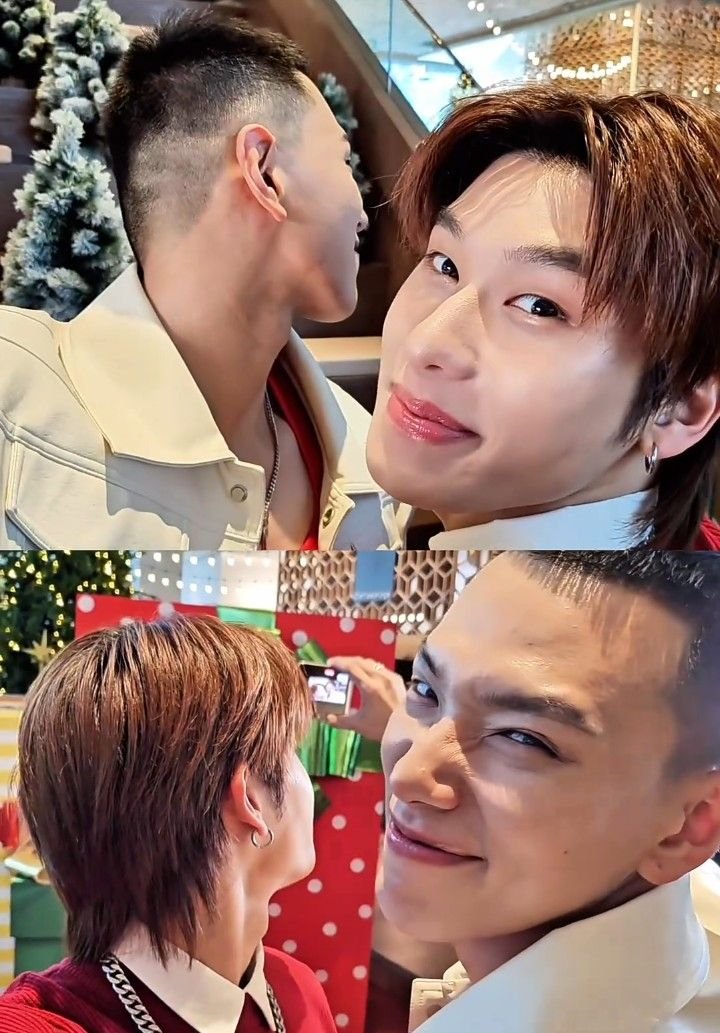 A_Greyflake's tweet photo. These boyfriend shots are forever going to be ICONIC. The way they’re always capturing each other from their own POVs... so freaking lovers-coded 😭❤️ https://t.co/hEWuFojuNr