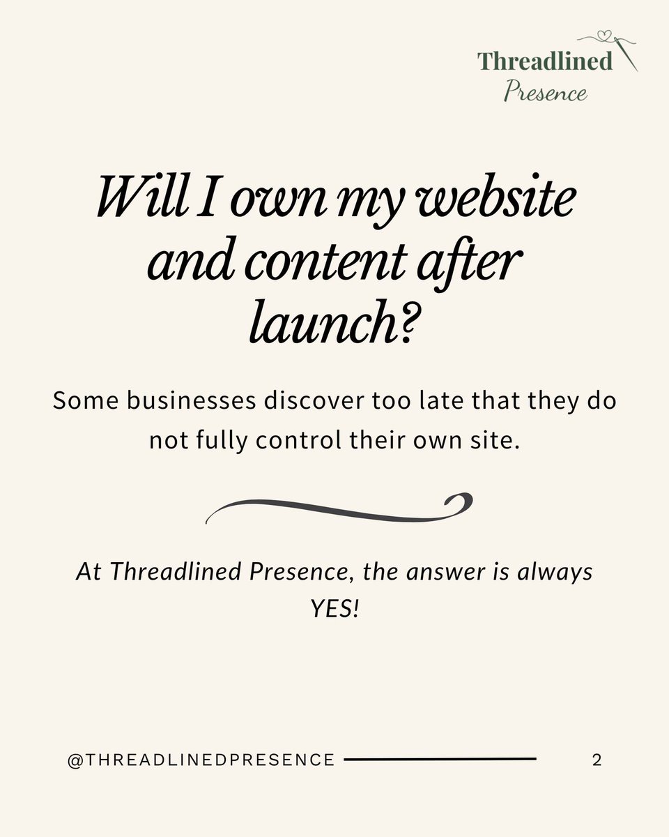 DomenicBenrfw's tweet photo. Before signing a website contract, ask the questions that protect your business
Who owns 
Which platform will it use? How will SEO be handled? What support and flexibility are included? A good designer will answer clearly and honestly. https://t.co/FYxm6aPlZ7