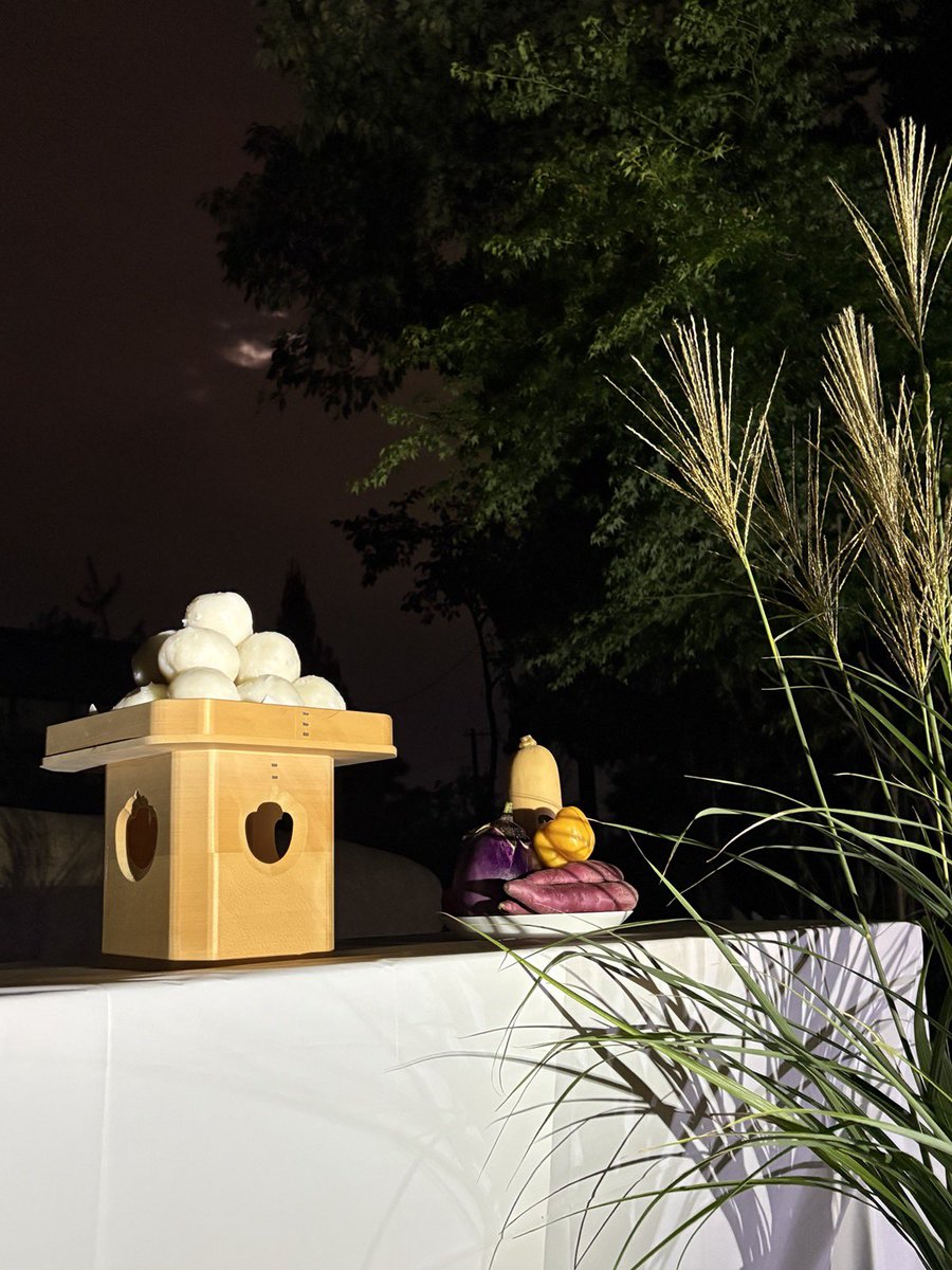 KYOTO_THESTONE's tweet photo. 🌕 Harvest Moon night at The Stone.
Moon-viewing offerings and susuki grass are prepared as we quietly wait for the moon.
Wishing everyone a peaceful autumn evening. 🌾
📍The Stone / Sagano, Kyoto
#TheStone #MoonViewing #Kyoto https://t.co/3OvCTBqmfe